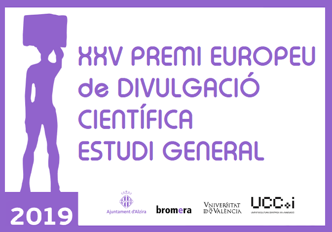 Cartell XXV Premi Europeu de Divulgació Científica.